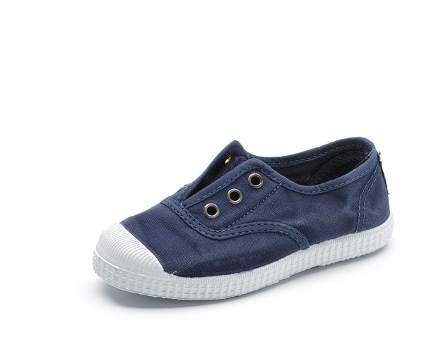 Sneakers inglese effetto consumato azul