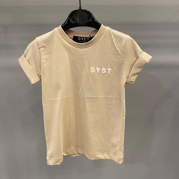 T-shirt basic beige 2 a 16 anni