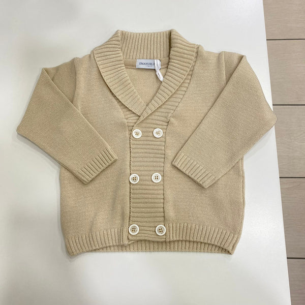 Maglione finto doppio petto neonato