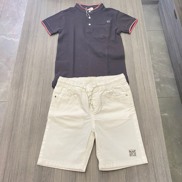 Completo Polo manica corta con bermuda bambino