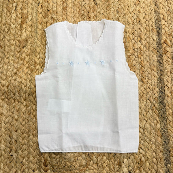 Camicia fortuna in cotone ricamo stella