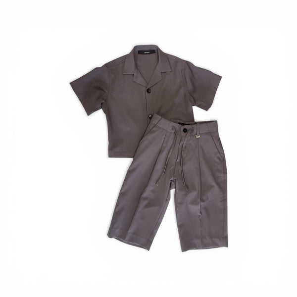 Nautica Completo Bambino 4 Anni – Gilet, Camicia, Pantaloni E Cravatta – Grigio - 4