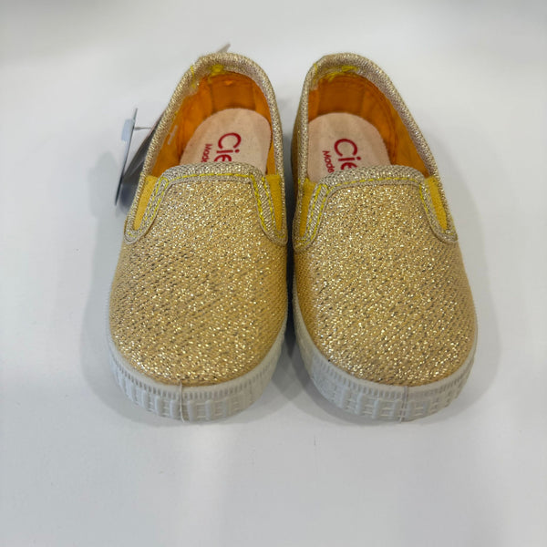 Mocassino in tela ORO lurex