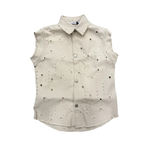 Gilet Jeans rotture 2-16 anni