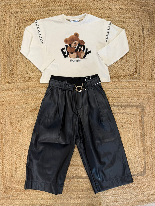 Completo pantalone campana bambina