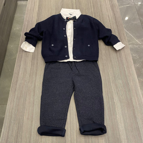 Completo elegante 4 pezzi neonato