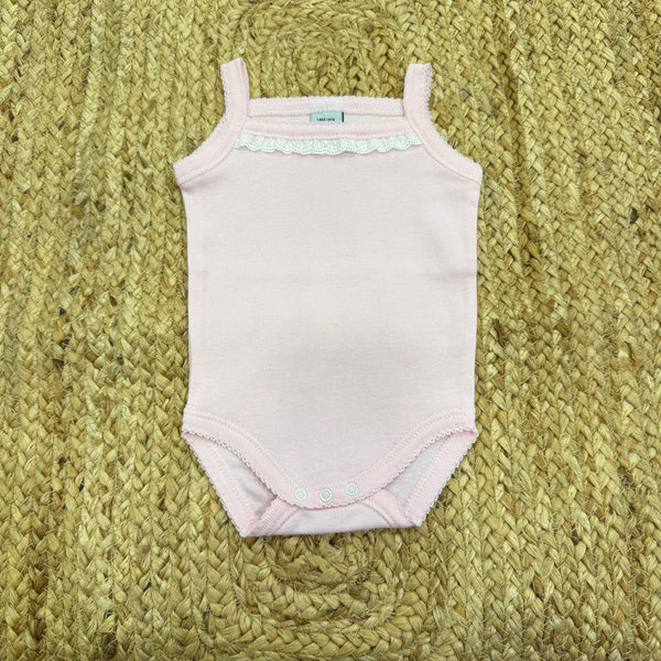 Body con spalline ricamate