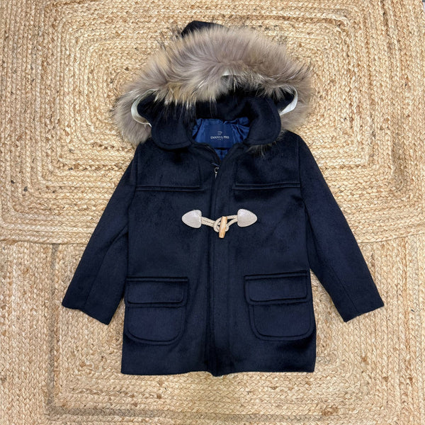 Cappotto con pelliccia bambino