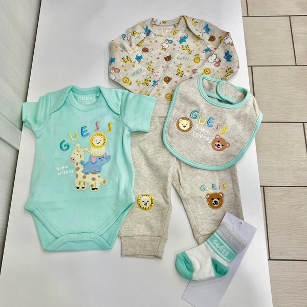 Set 5 pezzi neonato unisex