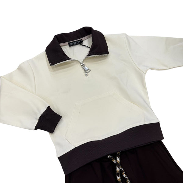Felpa con zip 2-16 anni