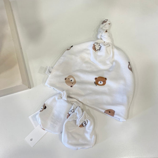 Muffole e cappello in jersey di Bamboo
