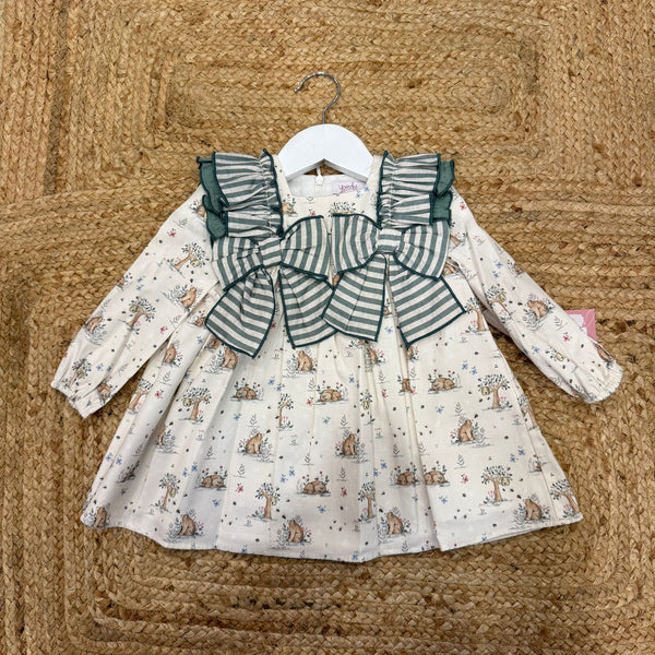 Abito fiocchi neonata e bambina
