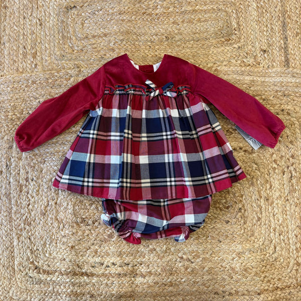 Abito con culotte neonata