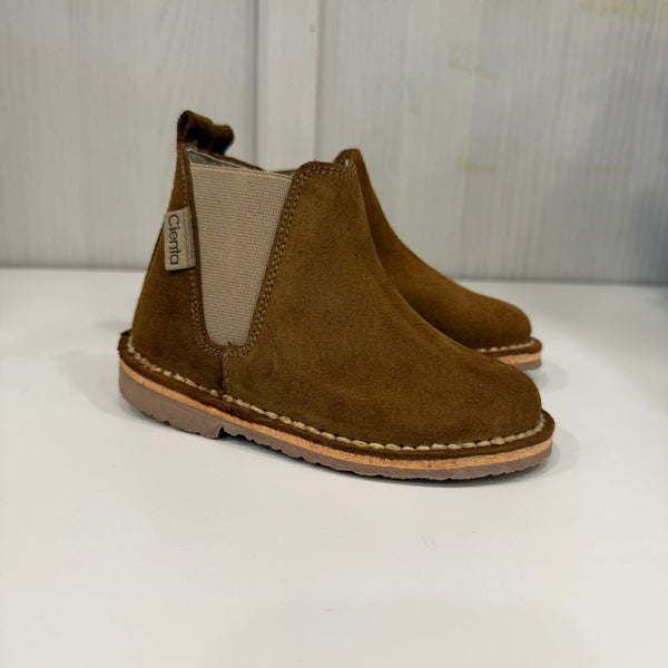 Stivaletto Chelsea in pelle scamosciata
