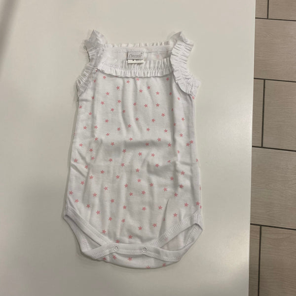 Strap bodysuit with cotton ruffles C47805 