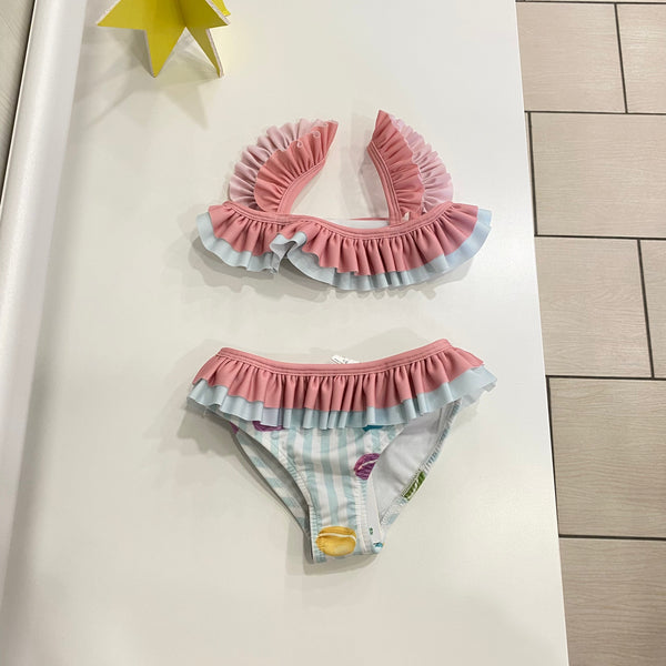 Costume BIKINI tema MACARONS 1anni/8anni