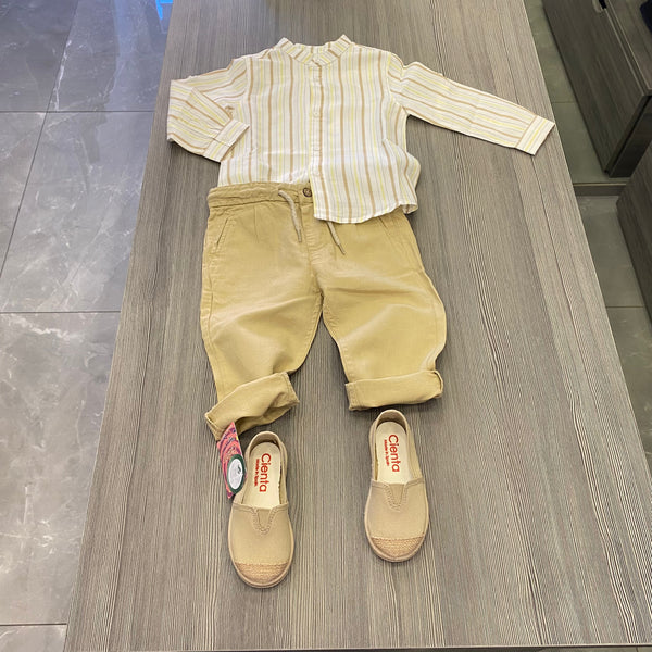 2-piece suit with shirt and trousers 1114