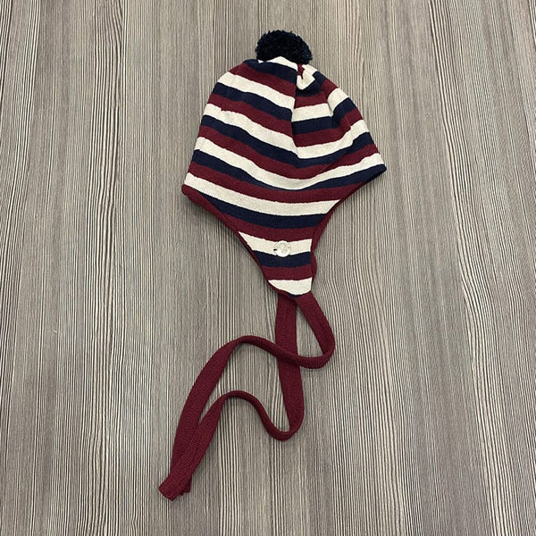Cappellino in maglia neonato righe lalalù