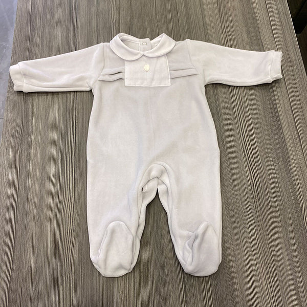 Gray chenille playsuit 19718