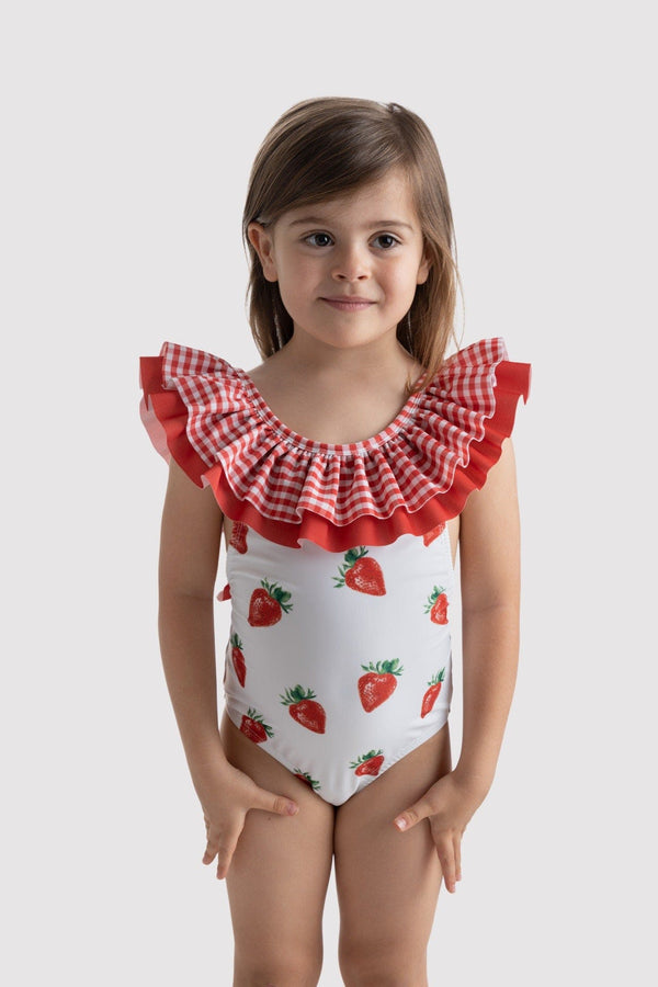 Costume SAINT TROPEZ tema strawberries 1anni/8 anni