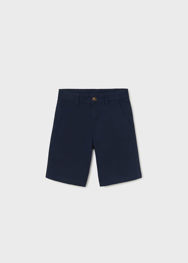 Basic chino bermuda marine boy 10-16 years