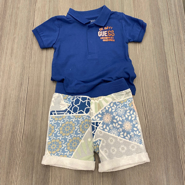 Polo set and shorts 3-6m at 24 months