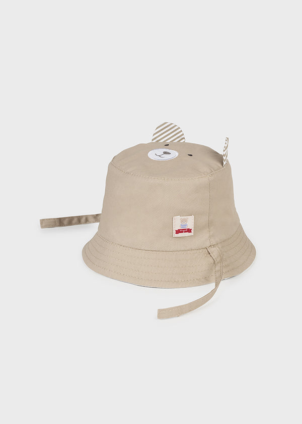 Cappello reversibile cotone sostenibile neonato 9600 crepe