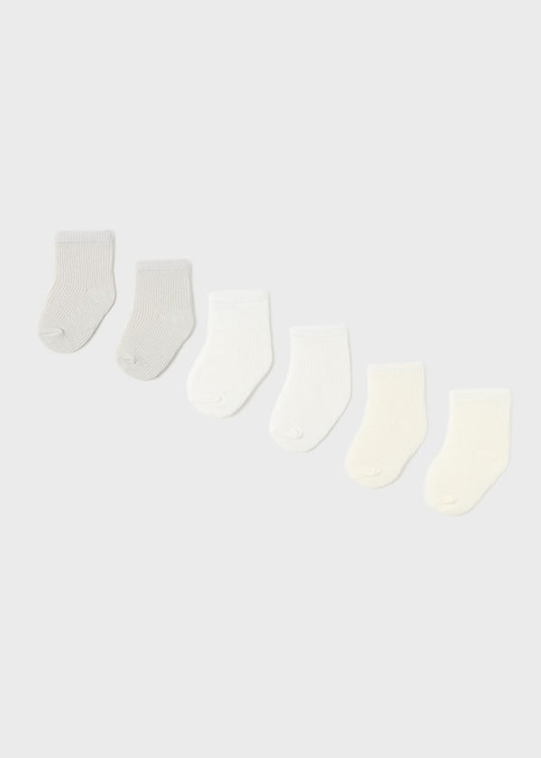 Pack 6 baby socks cloud 9587