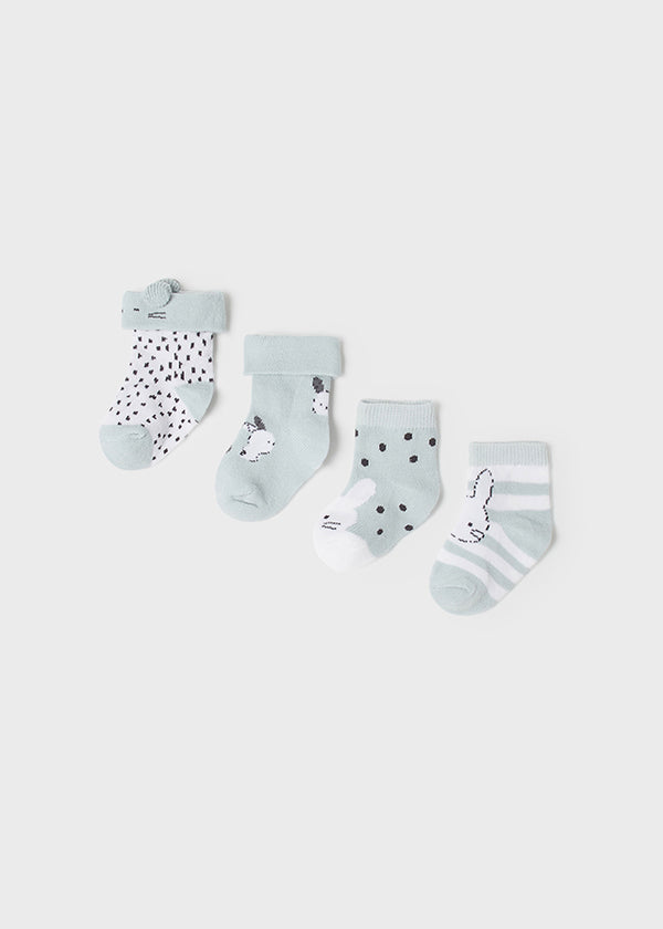 Set 4 calze corte cotone ECOFRIENDS