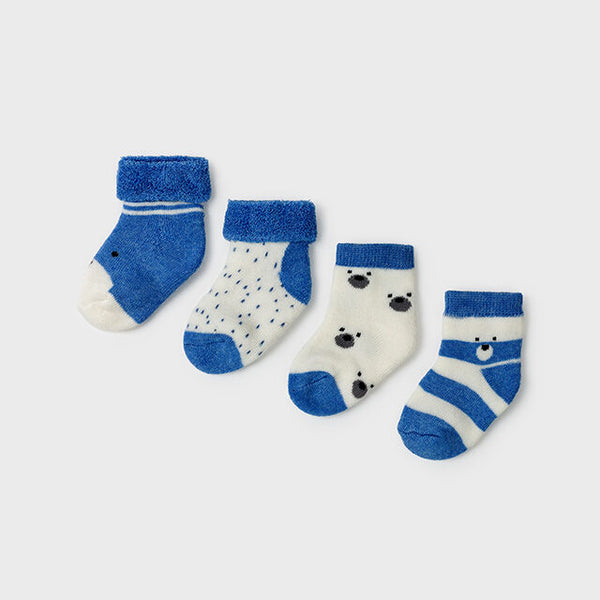Set of 4 baby short socks 09421 Nube
