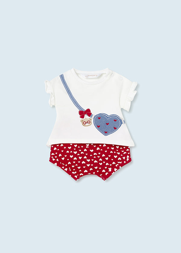 4-piece set sustainable cotton baby girl 1696 