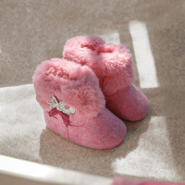 Stivaletto pellicciotto neonata