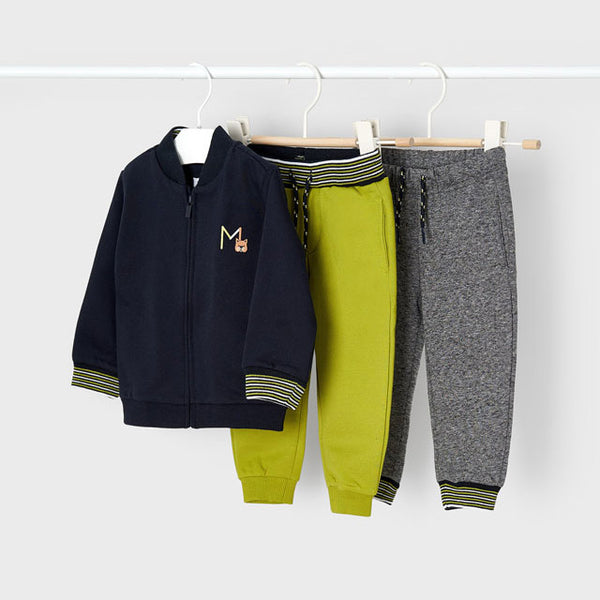 Tuta senza cappuccio con 2 pantaloni neonato