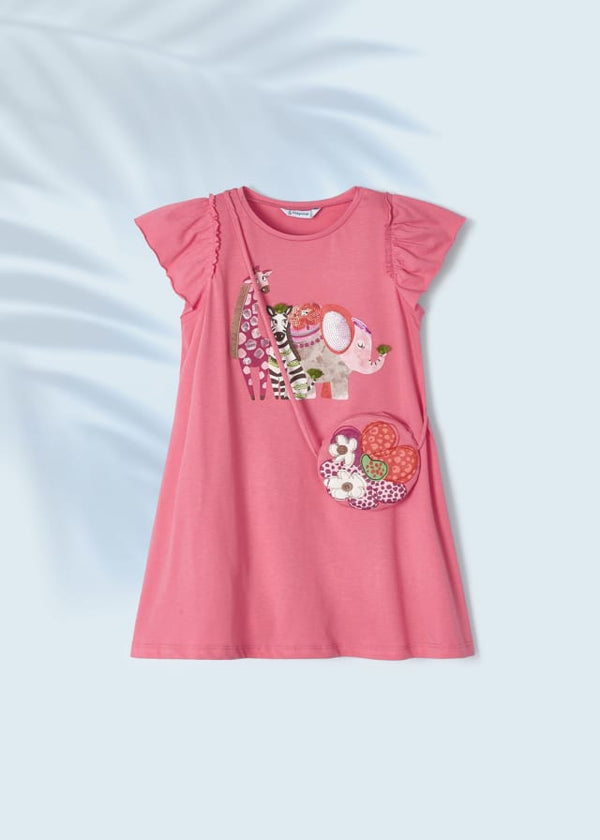 Dress applications and little girl cotton bag 3947 
