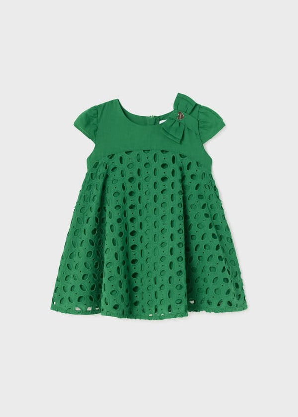 Baby girl 1956 openwork cotton dress 